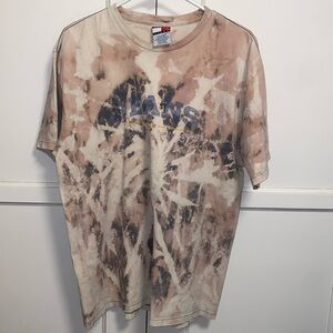 Tommy Jeans Medium Logo Bleach Dye Short Sleeve Tee
